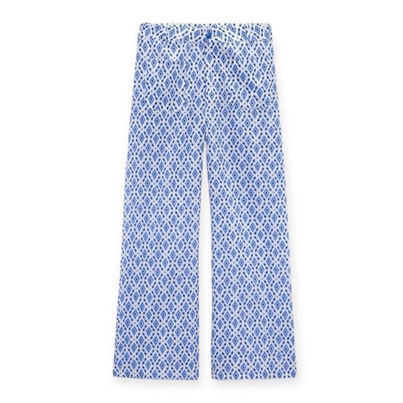 ZARA | Blue | PRINTED PANTS WITH POCKETS - Picture 2 of 9